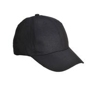 Portwest Mens Womens Six Panel Baseball Cap Plain Adults Summer Sports Sun Hat