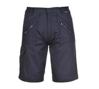 PORTWEST Mens Work Action Shorts Elasticated Waist Polycotton Cargo Pockets S889