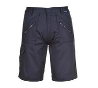 PORTWEST Mens Work Action Shorts Elasticated Waist Polycotton Cargo Pockets S889