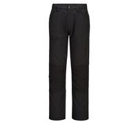 Portwest Men's WX2 Slim Work Trousers in Black | Size: 38R Portwest Black 38R