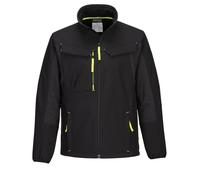 Portwest Men's WX3 Hybrid Soft Shell Jacket in Black | Size: Large Portwest Black L