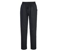 PORTWEST Mesh Air Cotton Chef Trousers Slim Fit Comfort Kitchen Catering C076