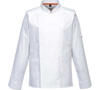 Portwest MeshAir Pro Long Sleeve Chefs Jacket White 3XL
