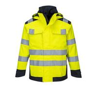 Modaflame Rain Multi Norm Arc Heat and Flame Resistant Jacket Yellow / Navy 4XL