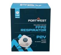 Portwest Moulded FFP2 Valved Respirator (10 Pack) P211