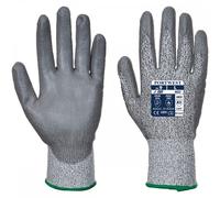 Portwest MR Cut PU Palm Glove Grey 2XL Size: 2XL, Colour: Grey 2XL
