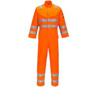 Portwest Modaflame RIS Orange Coverall, Color: HI-Vis Orange, Size: L, MV91ORRL