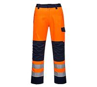 Portwest MV36ONRS Modaflame RIS Trouser, Small, Orange/Navy