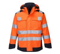 Portwest MV70 Modaflame Rain Multi Norm Flame Retardant Arc Jacket Ora XL