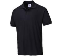 Portwest Naples Polo Shirt - Black - Medium - B210BKRM