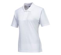 Portwest Naples Womens Polo Shirt XS White