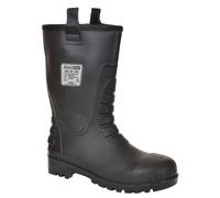 Portwest Neptune Rigger Long Waterproof Safety Boot Fur Lined Steel Toecap Shoes