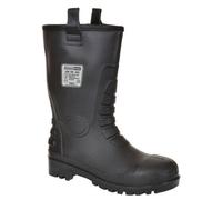 Portwest FW75 Steel PVC Rigger Boot Lightweight Reinforced Ankle Protection