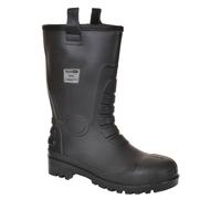 Portwest Neptune S5 CI Waterproof Rigger Safety Boots Black Size 7