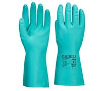 Portwest Nitrosafe Plus Chemical Gauntlet M Green (Pack of 12)
