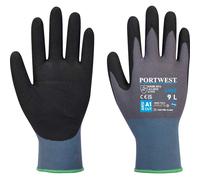 Portwest NPR Pro Nitrile Foam Gloves Black / Grey XS Pack of 1