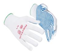 Portwest Nylon Polka Dot Gloves (A110) / Safetywear / Workwear (Pack Of 2)