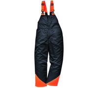 Portwest Oak Chainsaw Bib and Brace, Size: XXXL, Colour: Black, CH12BKRXXXL
