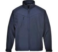 Portwest Oregon Men's Softshell Jacket (3L), Size: XXL, Colour: Navy, TK40NARXXL