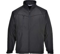 Portwest Oregon Softshell Jacket Black Size: 2XL Colour: Black, Size: 2XL