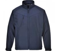 Portwest Oregon Men's Softshell Jacket (3L), Size: XXL, Colour: Navy, TK40NARXXL