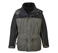 Portwest Orkney 3-in-1 Breathable Jacket, Size: S, Colour: Grey, S532GRRS