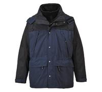 Portwest Orkney 3 in 1 Breathable Waterproof and Windproof Zipped Pockets Jacket
