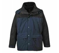 Portwest Orkney 3 in 1 Breathable Waterproof and Windproof Zipped Pockets Jacket