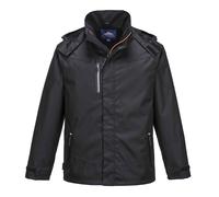 Portwest Outcoach Jacket Waterproof Coat Hooded Outdoor Parka Rain Workwear S555