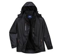 Portwest Outcoach Rain Jacket 2XL Blk