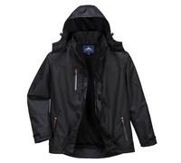 Portwest Outcoach Mens Waterproof Jacket Black XL