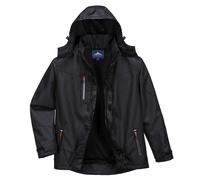 PORTWEST Outdoor Outcoach Waterproof Parka Rain Jacket Hooded Coat Workwear S555