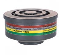 Portwest P920 ABEK1 Screw-In Filter (Pk4) Grey Colour: Grey One Size