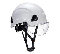 Portwest PA03 Height Endurance Visor Anti-Scratch Coating | Clear, One Size, CE Certified, EN 166, EN 170, EN 172, UKCA, Antiscratch and Antifog Treatment, Buckle Fastening