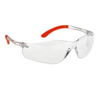 Portwest Pan View Safety Glasses Orange Clear