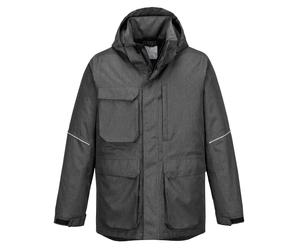 PORTWEST Parka Jacket Waterproof Thermal Insulated Quilt Lined Winter Coat KX360
