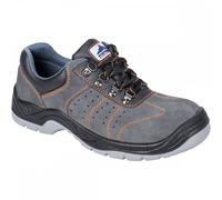 Portwest Steelite Perforated Steel Toe Cap Trainers Grey Size 8