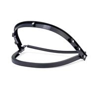 Portwest PF02 Helmet Visor Carrier | Black, Fits Most Standard Hard Hats, ABS Construction, Stand-Off Position