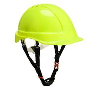 Portwest PH55 Endurance Slip Ratchet Safety Helmet Vented | 6 Point Textile Harness, Chin Strap, Sweatband, EN 397, ANSI Z89.1 Type I Class C
