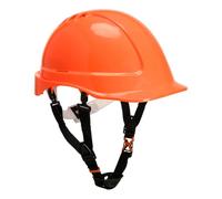 Portwest PH55 Endurance Slip Ratchet Safety Helmet Vented | 6 Point Textile Harness, Chin Strap, Sweatband, EN 397, ANSI Z89.1 Type I Class C