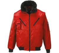 Portwest PJ10 Pilot Jacket Red L