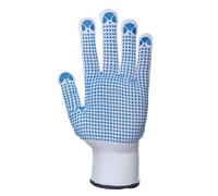 Portwest Polka Dot Glove White/Blue Size: XS Colour: White/Blue, Hand XS