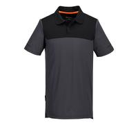 Portwest Polo Shirt Short Sleeve Lightweight Breathable Reflective Print EV410