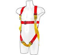 Portwest Portwest 2 Point Plus Harness, Size: One Size, Colour: Red, FP10RER