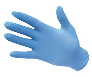 Portwest Powder Free Nitrile Disposable Glove, Color: Blue, Size: M, A925BLUM
