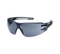 Portwest PR01 Wraparound Safety Glasses Panoramic View | Anti-Scratch and Anti-Fog Lens, Soft Rubber Temple Tips, UV Protection, EN ISO 16321:2022