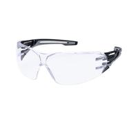 Portwest PR01 Wraparound Safety Glasses Panoramic View | Anti-Scratch and Anti-Fog Lens, Soft Rubber Temple Tips, UV Protection, EN ISO 16321:2022