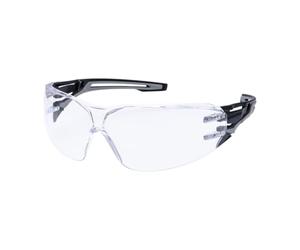 Portwest PR01 Wraparound Safety Glasses Panoramic View | Anti-Scratch and Anti-Fog Lens, Soft Rubber Temple Tips, UV Protection, EN ISO 16321:2022