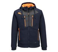 Portwest Premium Stretch Full Zip Work Hoodie Sweatshirt Wicking Pockets DX472
