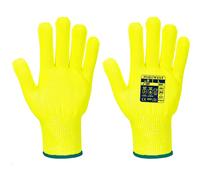 Portwest Pro Cut Liner Food Industry Gloves Yellow 2XL Pack of 1